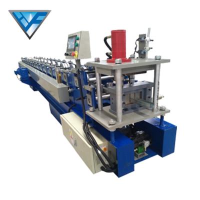 China Lightweight Building Material Stores U Profile Keel Metal Stud /Track Roll Forming Machine YX50,75-50 for sale