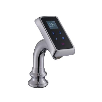 China Metered Thermostatic Faucets LCD Display Water Mixer Thermostat Valve Touch Screen Tap Faucet for sale