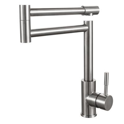 China Contemporary stainless steel kitchen faucets for sale