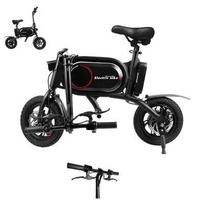 China Standard Chinese Motor Power Cycle 12 Inch Folding Bike Bicycle Scooter Adult Electric E-Bike For Convenience for sale