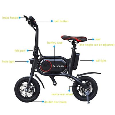 China Aluminum Alloy Factory OEM Fashion Electric Bicycle Motorcycles Folding Electric Bike E-Bike/EBIKE for sale