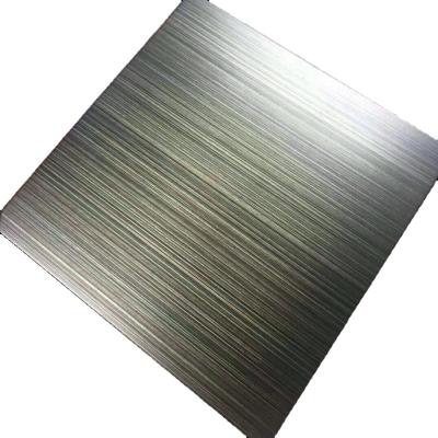 China Interior& Exterior Decoration Engineering Project 2020 Hot Hairline Antique Anti-fingerprint Vibration Hot Hairline Antique 304 Coating Stainless Steel Sheets Brass Bronze Red Copper Plates for sale