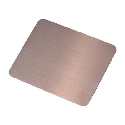 China Kinds Of Decorations Color Hairline Mirror Finished Stainless Steel Sheet for sale