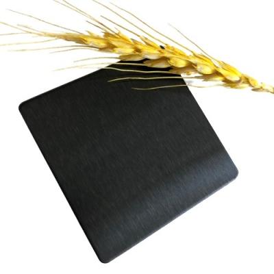 China NEW HL NO.4 Kinds Of Decorations Stainless Steel Sheet Plating Dark Black Plate for sale