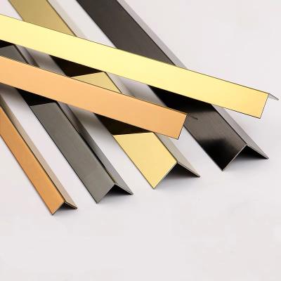 China Free Sample New Classic / Postmodern Stainless Steel Tile Trim U Shape Polished Stainless Steel 304 Profile for sale