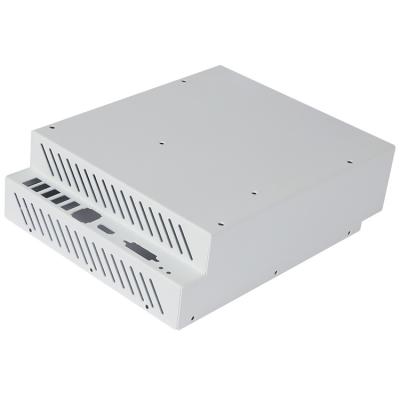 China Custom Made Custom Metal Mini Itx /Itx/Matx Steel Aluminum White Computer Case for sale