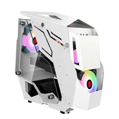 China Custom Computer OEM Aluminum Sheet Metal Alien PC Case for sale