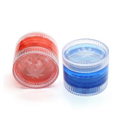 China Spice Maywaysky Weed Herb Grinder 4 Plastic Manual Spice Layers Portable Smoking Tools for sale