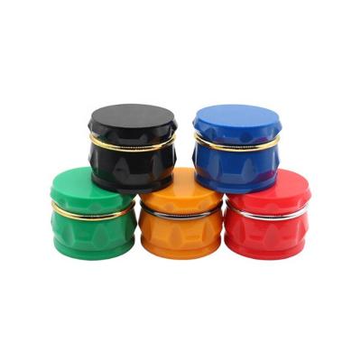 China Maywaysky Zinc Alloy Tobacco Weed Herb Grinding Grinder 4 Layers Tabacco Cylindrical Spice Grinding Device for sale