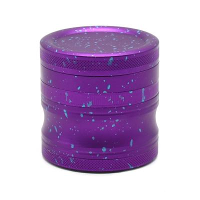 China Maywaysky Sky Metal Weed Spice Purple Starry Grinder 63mm 4 Layers Herb Grinders Smoking Accessories for sale