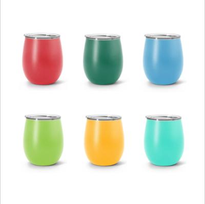 China American Style 250ml/8oz Tumbler Stainless Steel 304 Wine Egg Cup Vacuum Beer Mug Travel Bottle Stainless Steel Tumbler for sale