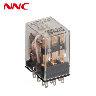 China NNC Clion Epoxy General Purpose Relay NNC68B (HH53P) MY3 5A 14 Pin Relay 24VDC 12VDC with Led+Actuator for sale