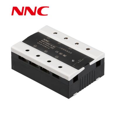 China Sealed 3 phase NNC ssr solid state relay NNG1-3/250F-38 AC control AC 480vac output 10A 40A 80A for sale