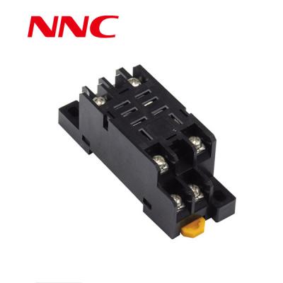 China NNC CLION PTF08A2 Convenient Relay Socket , 8Pin PCB Type For LY2 Socket Mount Relay for sale