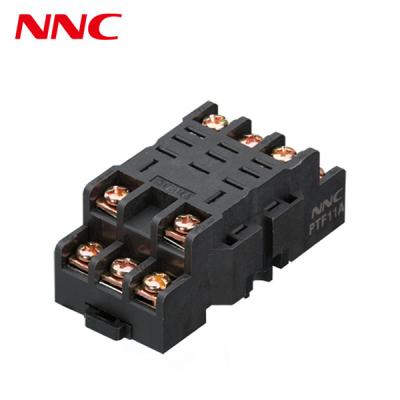 China NNC CLION PTF11A 11pin RELAY SOCKET Industrial PCB Type for NNC68A-3Z (LY3) PCB Mount Relay for sale