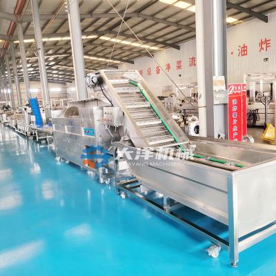 China Vegetable Processing Plant Dy Large Capacity Potato French Fries Machine Frozen French Fries Production Line Frozen French Fries Factory for sale