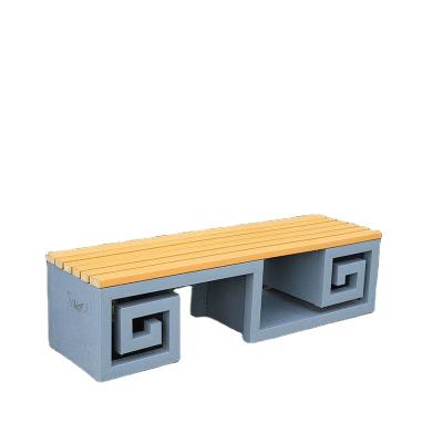 China Modern Outdoor Metal Iron Benches With Solid Wood Slats For Park Bench for sale