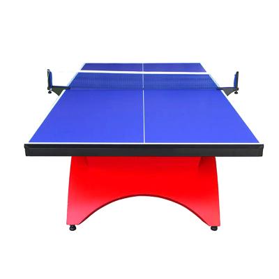 China High Density Professional Custom Table Tennis Board Rainbow Blue Indoor Top Table for sale