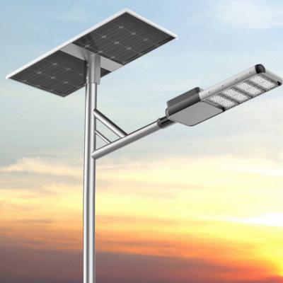 China High class ROAD 65w aluminum alloy solar outdoor street light for sale