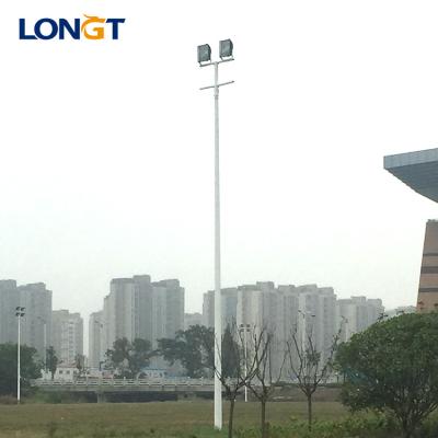 China Mixed LONGT Single Arm Road Solar Street Light Pole for sale