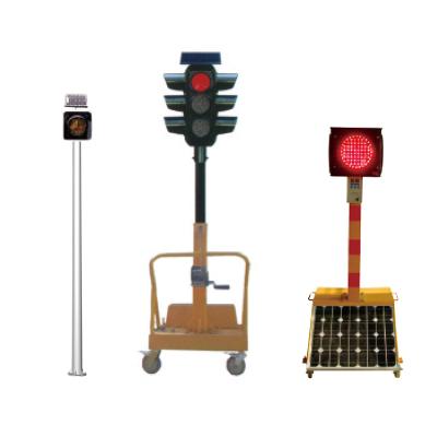 China Road Safety Led Warning Lights Hot Merchandise In Africa Mobile Solar Double Single Traffic Lights for sale