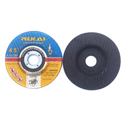 China Rukai 4.5inch 115x3x22mm Disc Durable Cutting Abrasive Cutting Wheel for Stainless Steel and Metal for sale