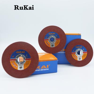 China Metal rukai cutting wheel metal disc abrasive for sale