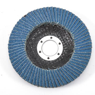 China Alunimium Oxide rukai 4inch 5inch 7inch Fin Disc Alumimium Oxide Polishing Wheel for sale