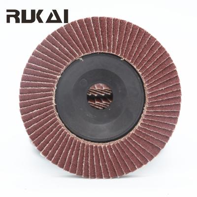 China RUKAI Aluminum Oxide Fin Polishing Abrasive Disc for sale