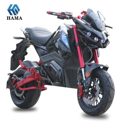 China High Speed ​​2000W Smart Electric Electric Scooter Motorcycle Sports Model 72V/30AH for sale