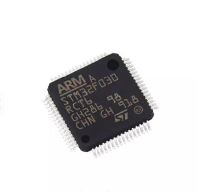 China Standard New original integrated circuit ic chip electronic IC MCU 32BIT 256KB FLASH 64LQFP  STM32F030RCT6 for sale