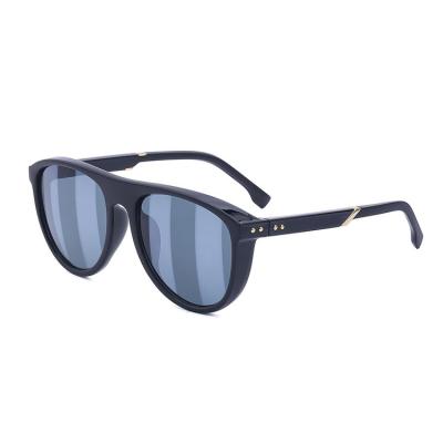 China Factory Directly Offer Men's Sunglasses Fashion Classic Orange Black White Blue Retro Sunglasses for sale