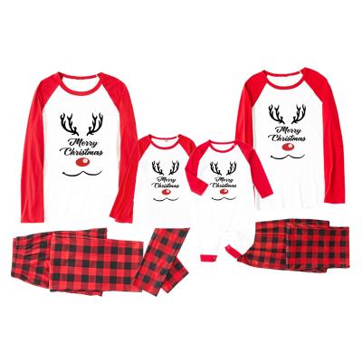 China Breathable Christmas family pajamas set onsies for Christmas sleepwear pajamas onesi for sale