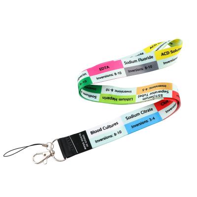 China OEM professional custom your own design doctoer card holder anime key chain phone lanyard for sale