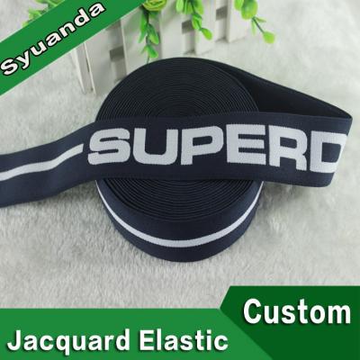 China Viable Popular Custom Embroidered Elastic Band For Clothing for sale