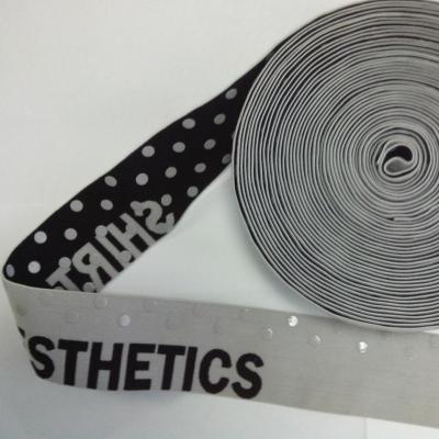 China Custom Viable Non-Slip Silicone Elastic Band With Printed Logo for sale