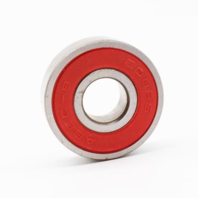 China Outdoor Sport High Quality Low Noise ABEC-9 Skate Bearing Custom 608 Roller Skateboard Bearings for sale