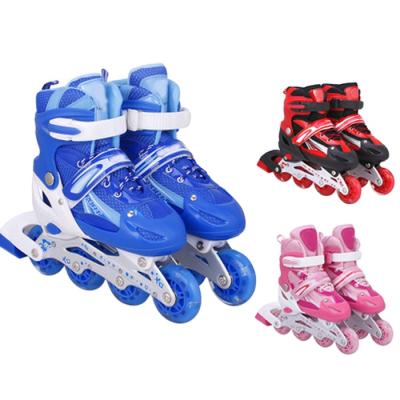 China Hot Selling Teenager Girls Boys Girls Kids And Children Popular Flashing Integrated Ice Skates Shoes for sale