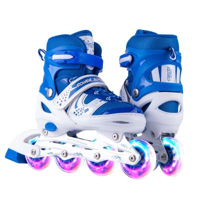 China Kids and Teenager Roller Skates Freestyle High Quality Adjustable Roller Inline Skate Shoes for sale