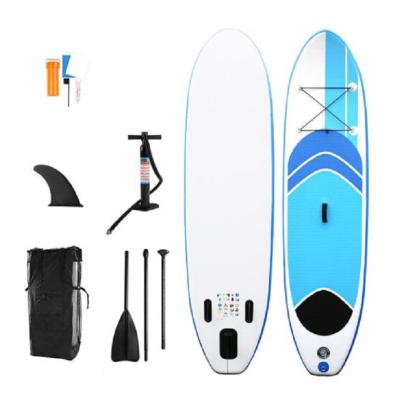 China Unisex Fiberglass Foam Soft Top Air Inflate Sip Paddle Board With Fins for sale