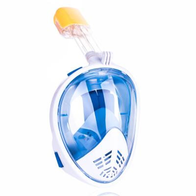 China Wholesale Easy View 180 Wide View Quick Release Breath Free Diving Snorkel Mask For Diving for sale