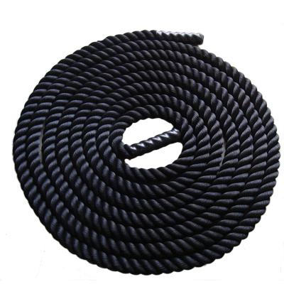 China Fitness Center Black Body Training Weighted Gym Exercise Fitness Training Battle Rope for sale