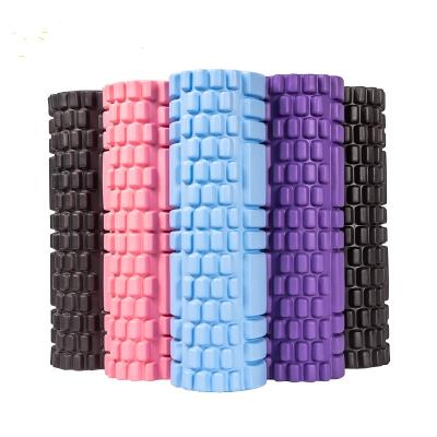 China Yoga Exercise Customized Gym Sports Gym 18 Inch Fitness Yoga Column Set Massage Yoga Roller Hollow Foam for sale