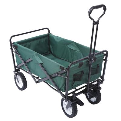 China China Supplier Four Wheels Easy Beach Folding Cart Folding Camping Cart for sale