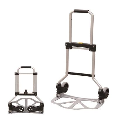 China Easy Folding Mini Aluminum Folding Hand Cart , 2 Wheel Small Truck for sale