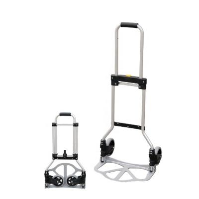 China Mini Folding Hand Trolley Aluminum Easy Cart 2 Wheels Small Folding Truck for sale