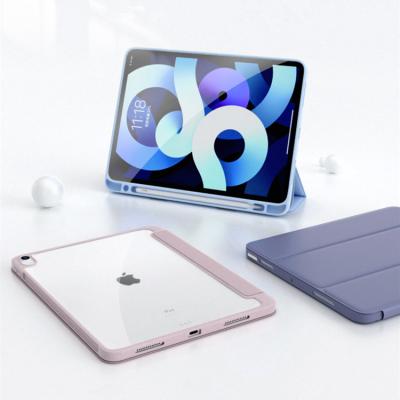 China Auto Sleep Function Wake PC Case Leather Clear Tablet Cover For iPad Pro 5th Generation 12.9 2021 iPad Cover Case for sale