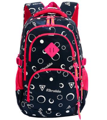 China Waterproof New Summer Fashion Printed Waterproof Breathable Nylon Children Schoolbag Backpacks For Girls for sale