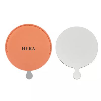 China Wholesale Simple Portable Single Sided Round Pocket Mirror Spot Stainless Steel Beauty Mirror for sale