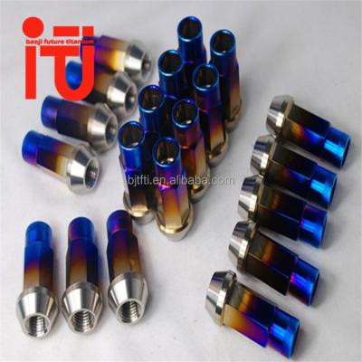 China High Strength Colorful Titanium Car Wheel Lug Stud Hook GR5 Stud Hook Stud for sale